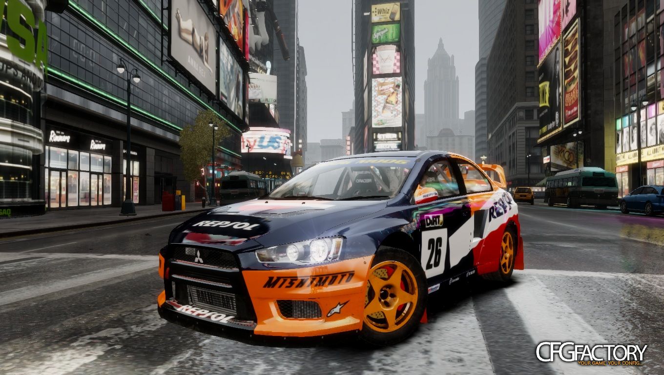 Dirt3 EvoX with Spinning Rear Fans