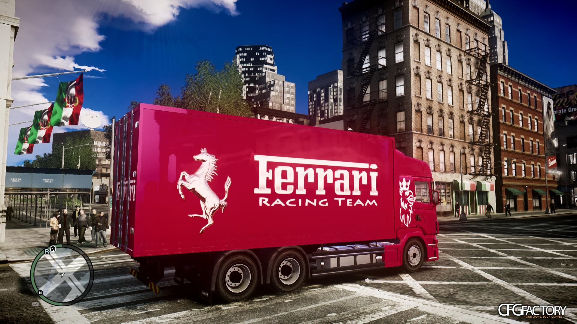 Scania R580 Tandem Ferrari Racing Team
