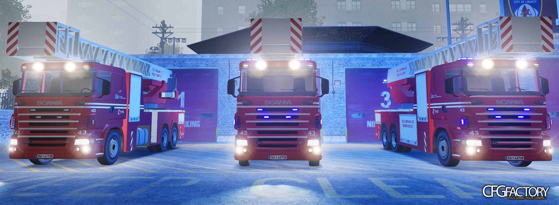 Scania Fire Ladder