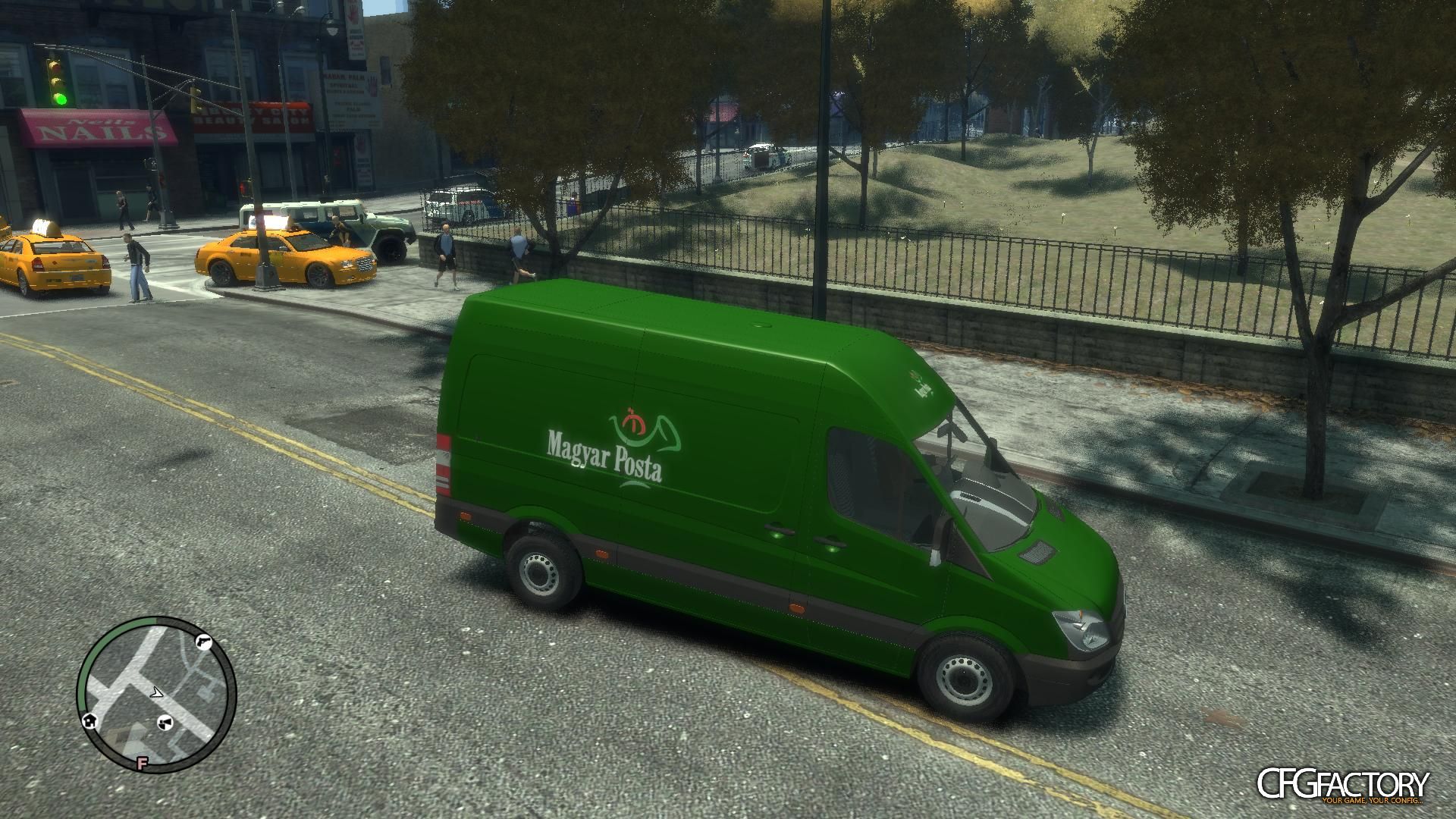Hungarian Mercedes Sprinter Post Car