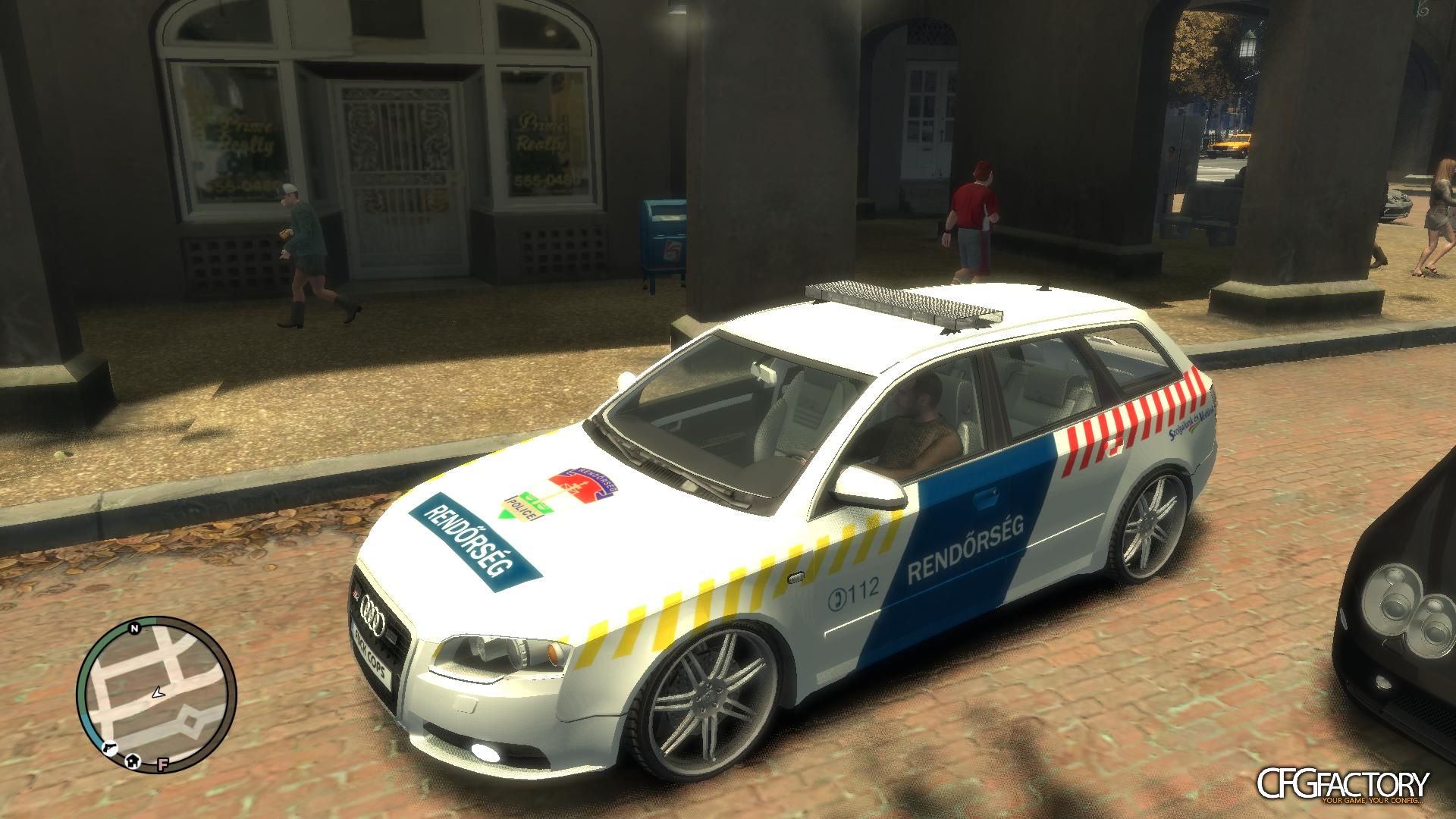 Hungarian Audi Police Car