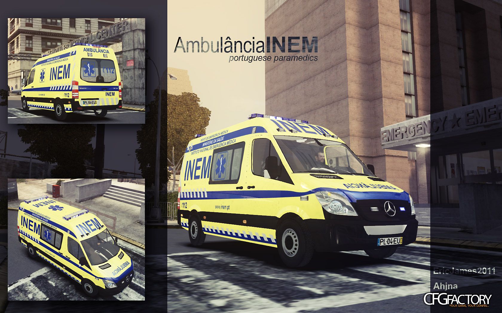 INEM Ambulance (Portuguese Paramedics)