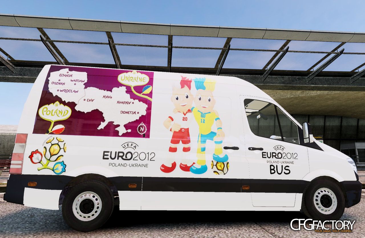 Euro 2012 Bus Mercedes Sprinter