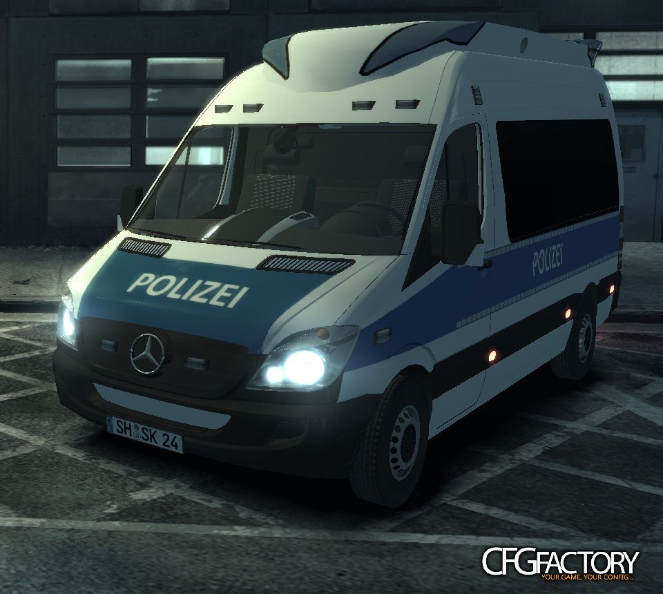 Mercedes Sprinter German Police