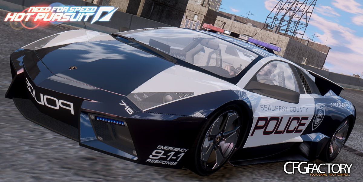 Lamborghini ReventÃ³n Police NFS Hot P