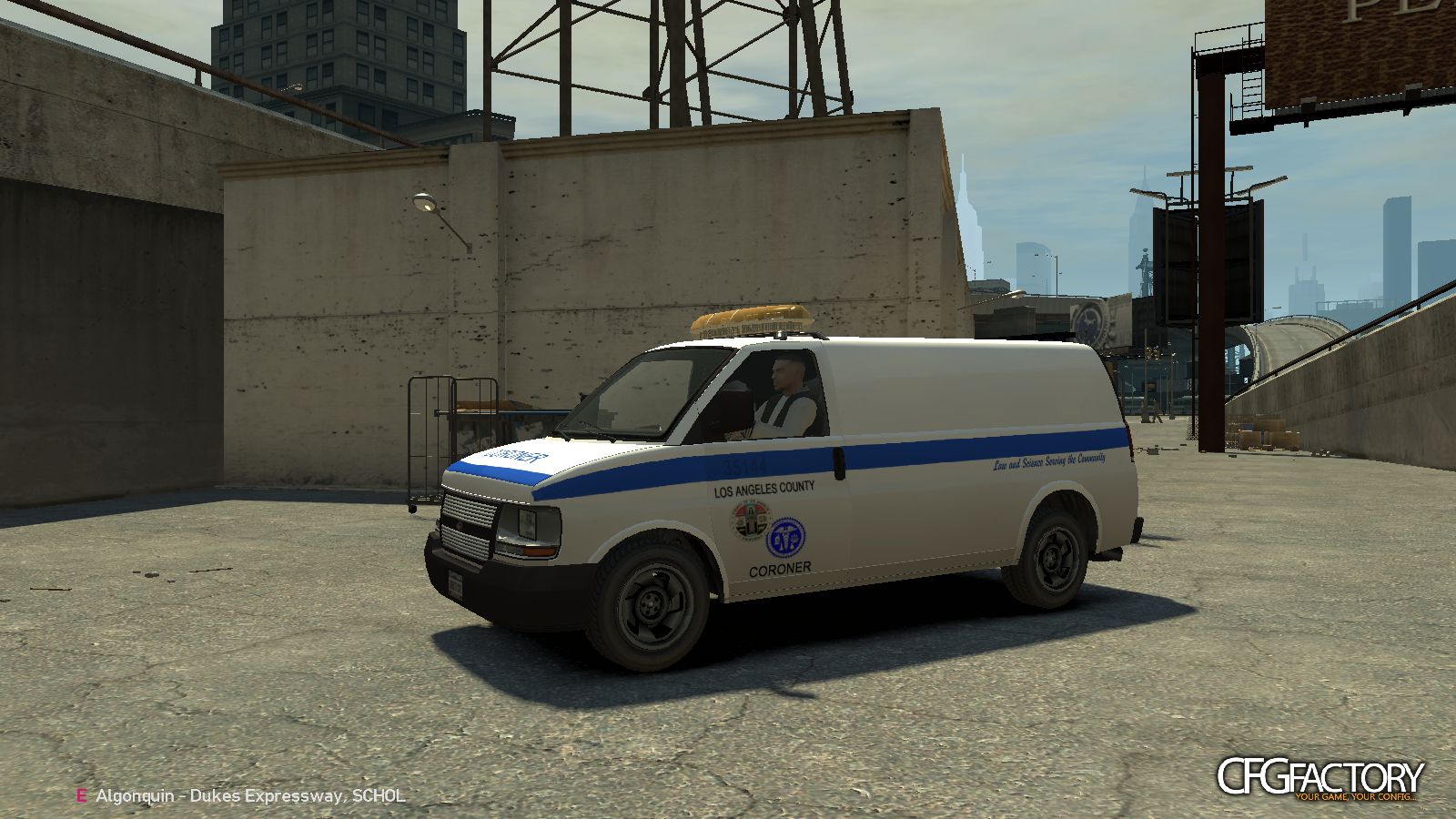 Los Angeles Coroner Van