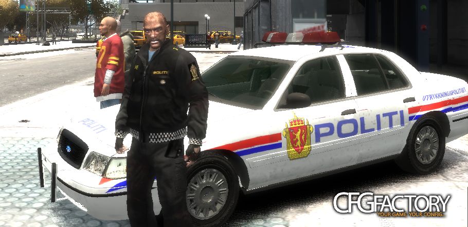 Norwegian police car