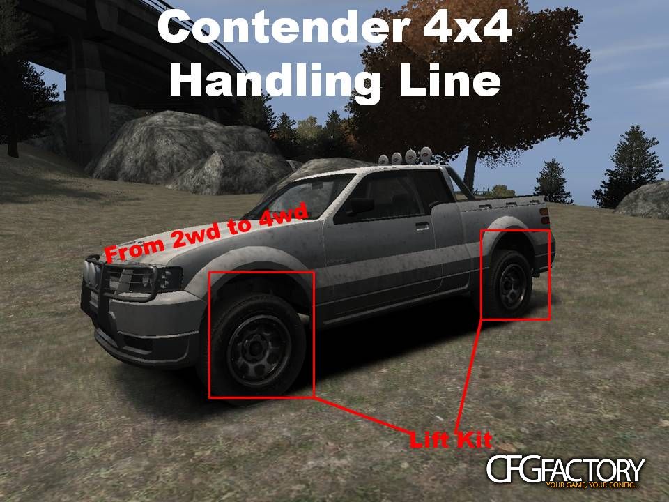Contender 4x4 Handling Mod