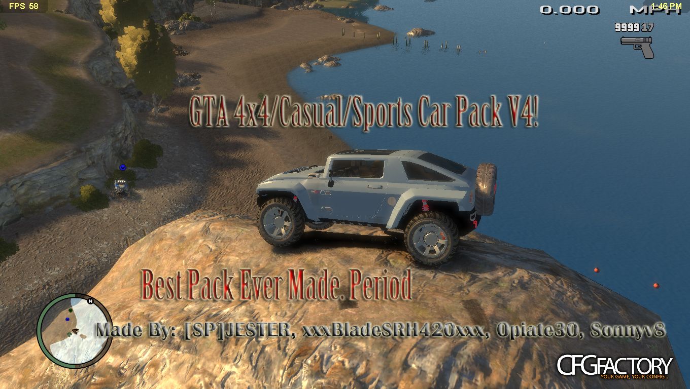 GTA 4x4/Casual/Sports Car Pack V4! MAJOR FIXES