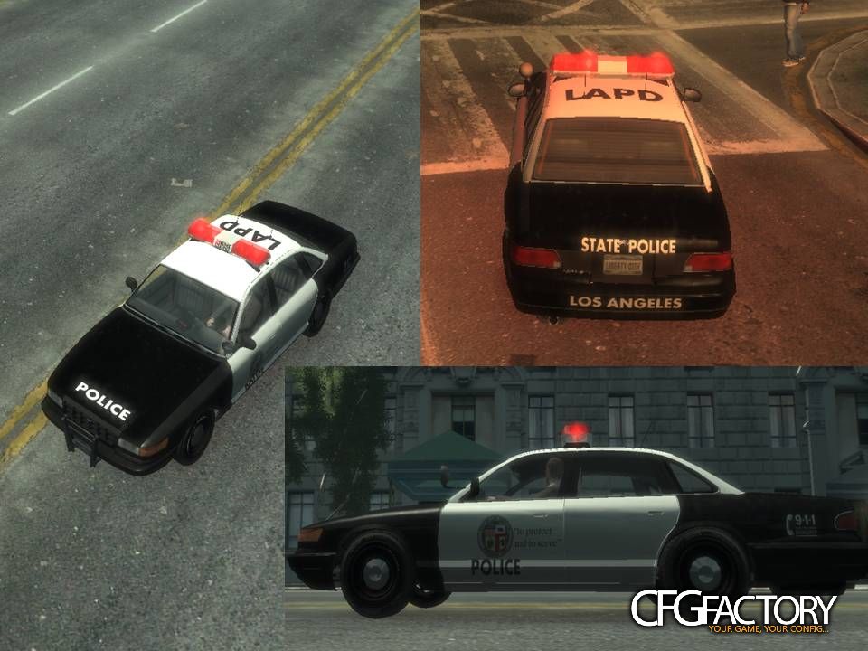 LAPD Police Ford Crown Victoria Cruiser