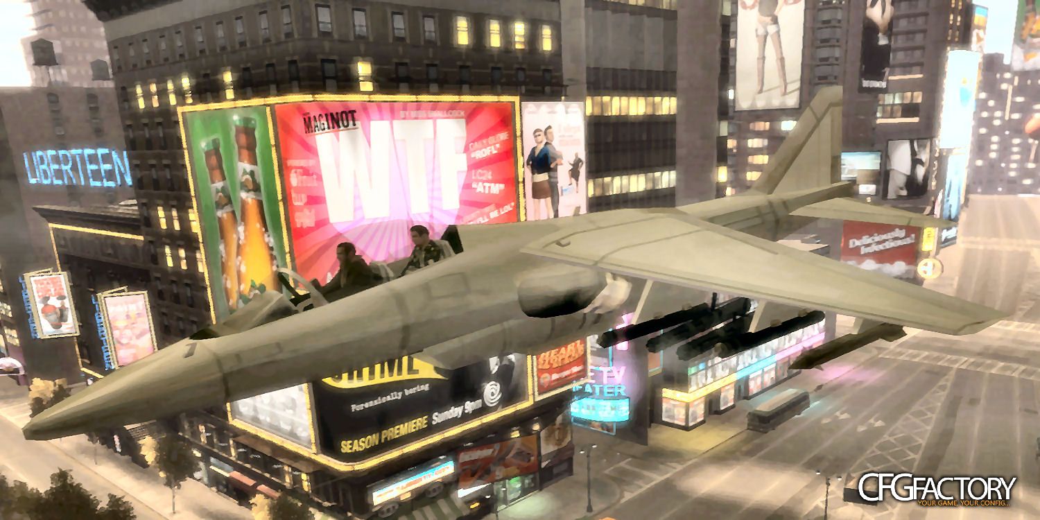 Liberty City Air Force Jet