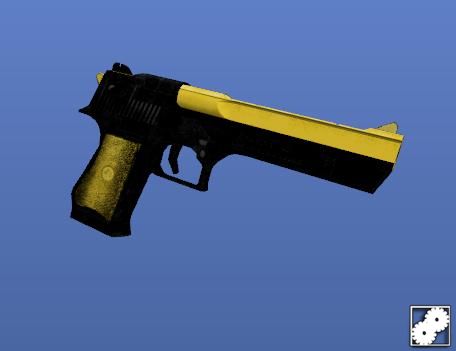 Custom Golden Desert Eagle