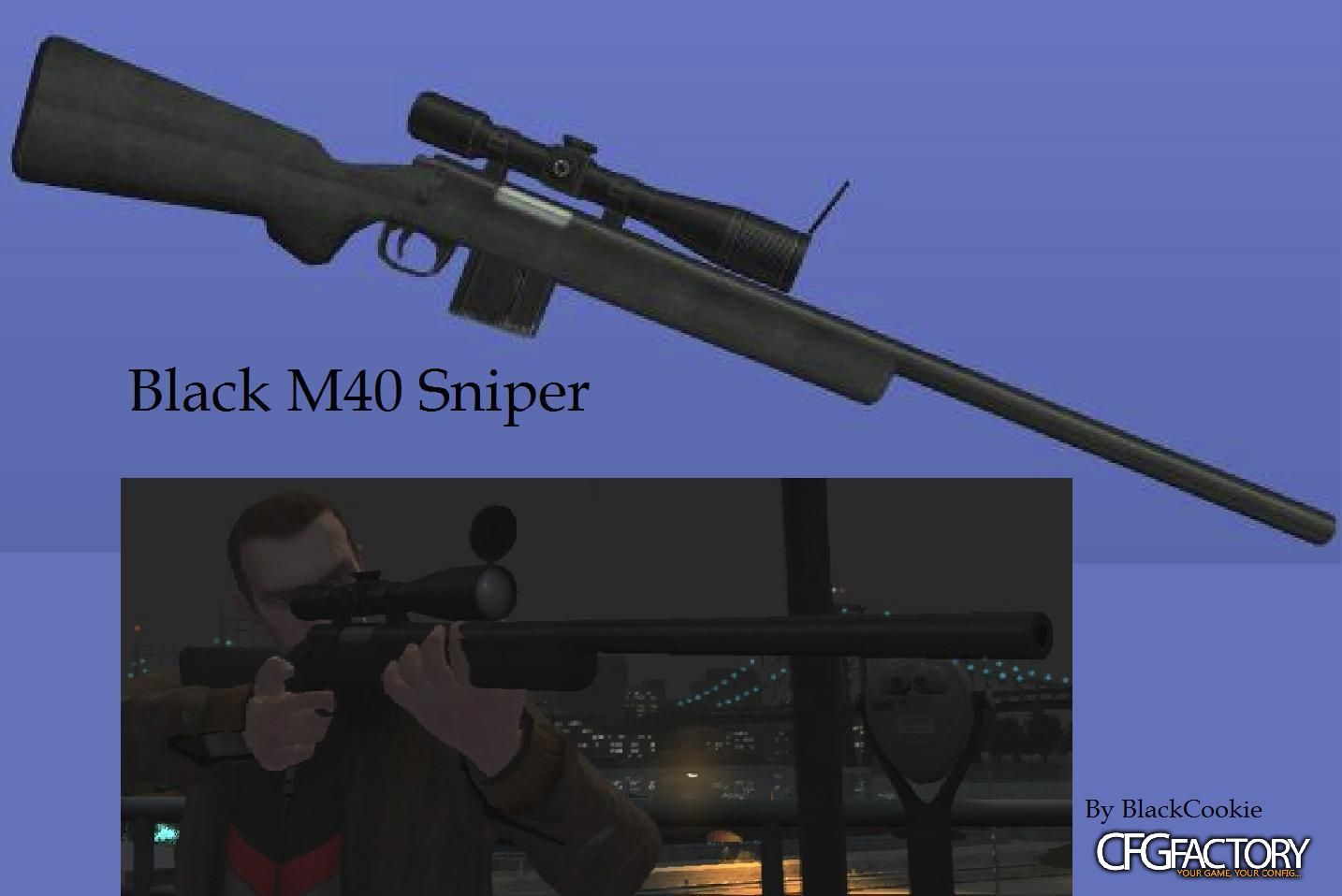 Black M40 Sniper