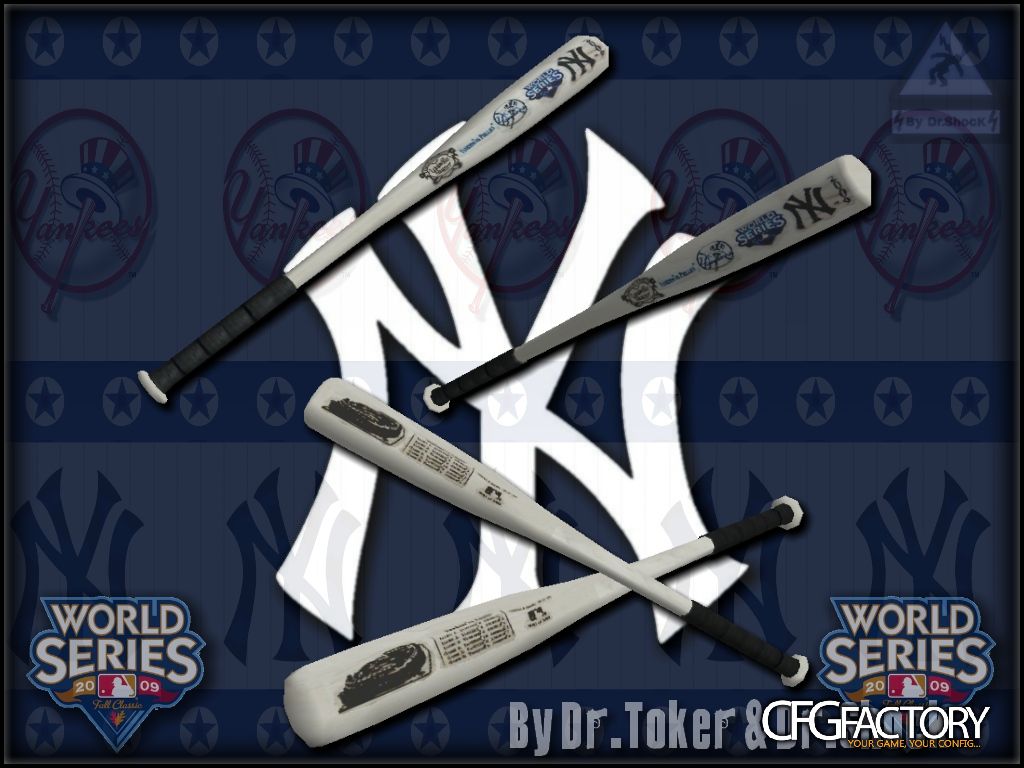 2009 Yankees World Series Bat