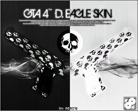 D.Eagle Skull Skin