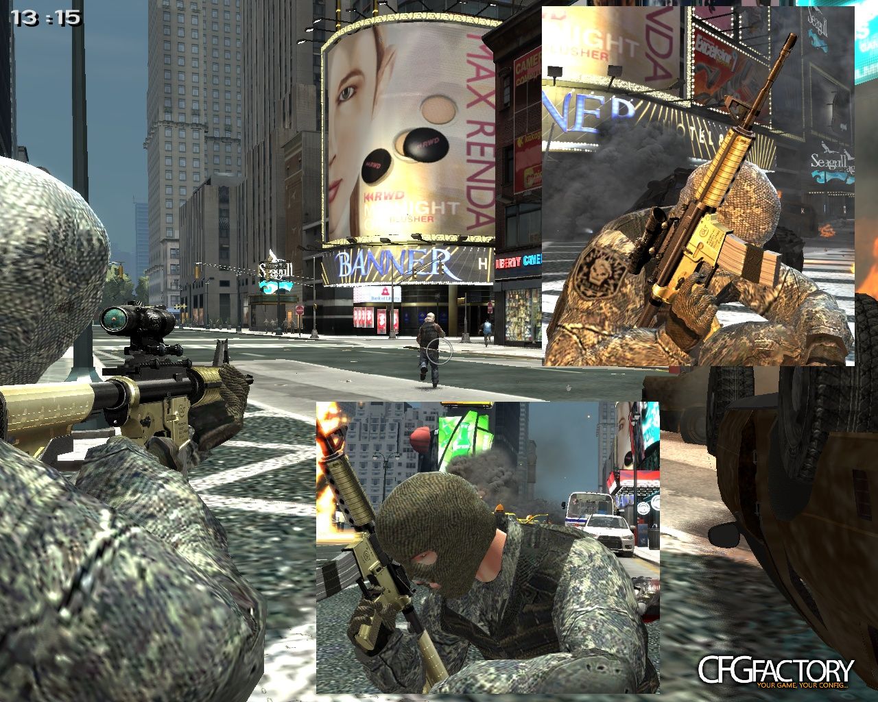 Call of Duty Modern Warfare 2 M4A1 Scoped v2
