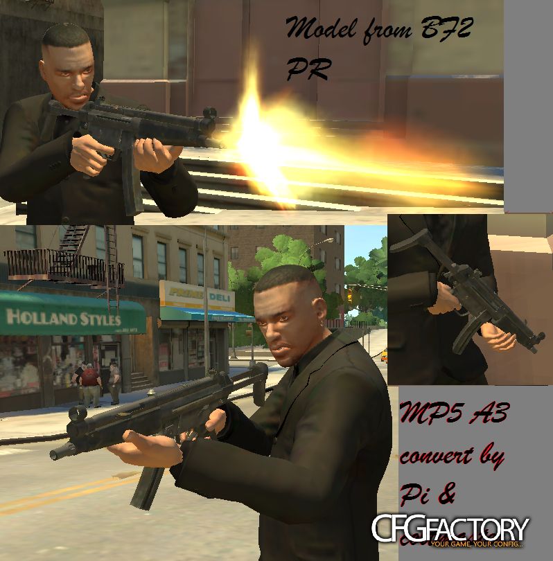 MP5 A3 from BF2 PR