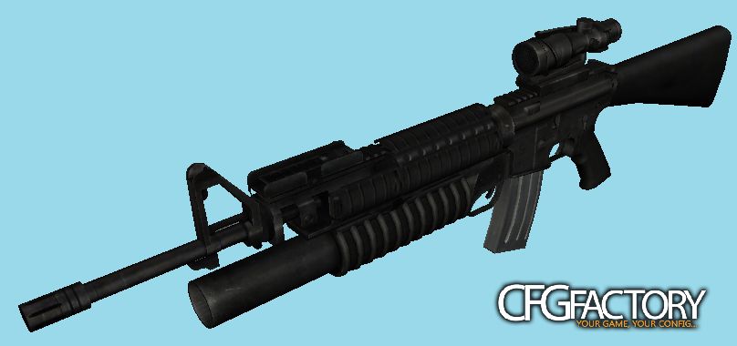 M16 A4 with ACOG and Grenade Launcher