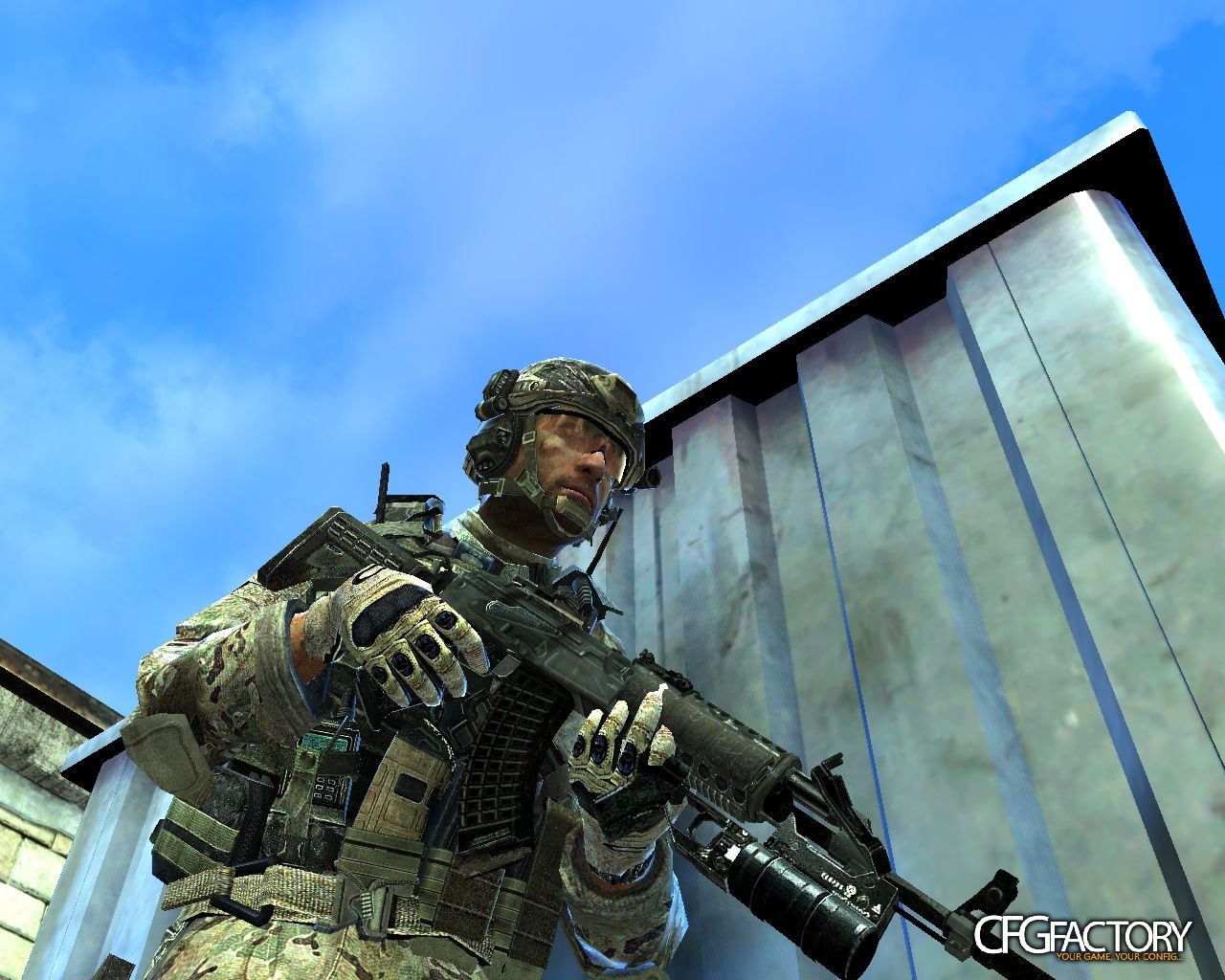 MW3 AK47 + Granade Launcher