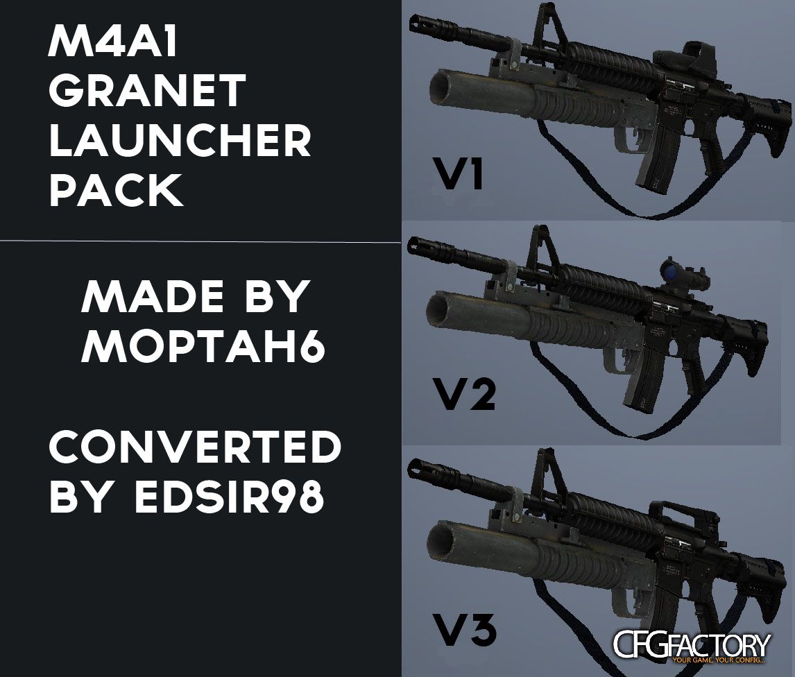 M4A1 with grenade launcher pack