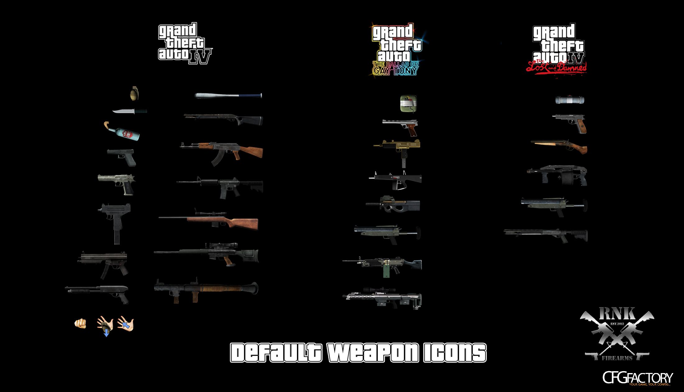 Default Weapon Icons