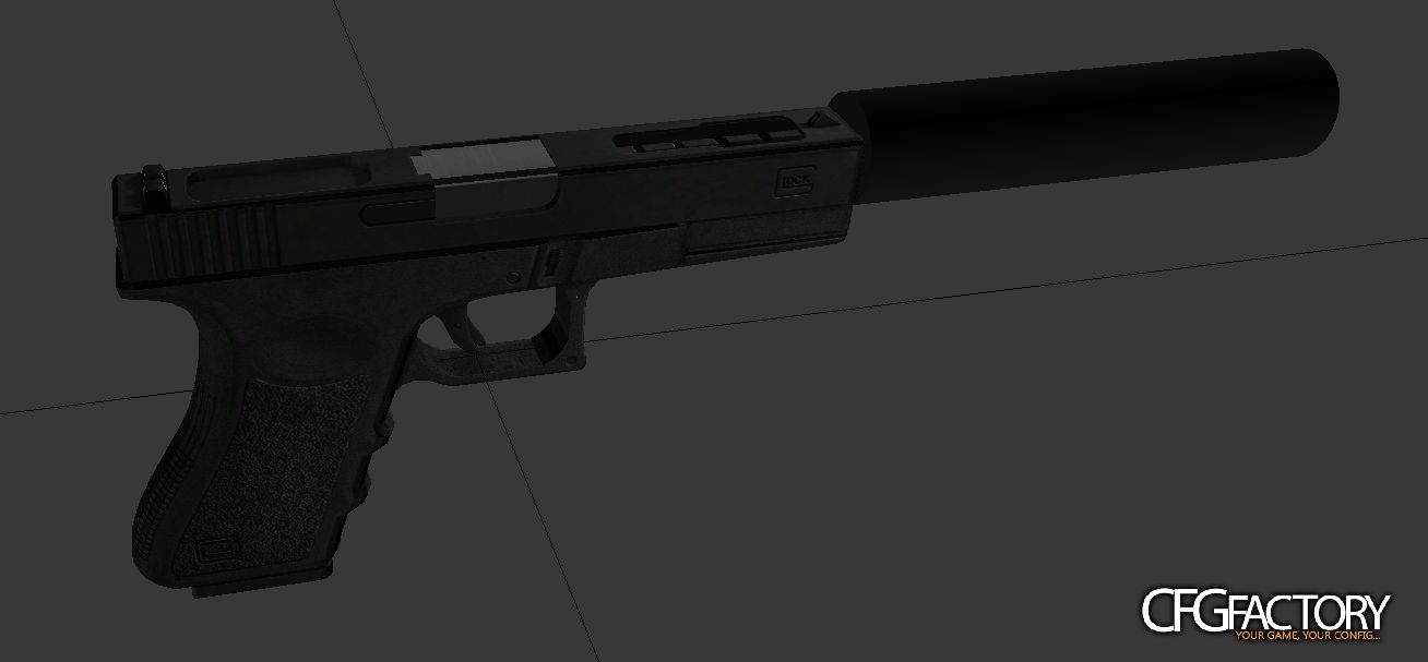 Silenced Glock 18c