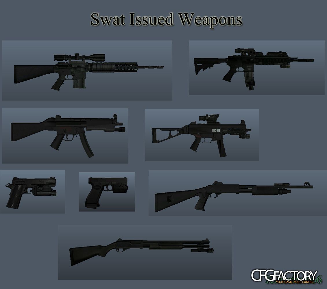 S.W.A.T. Issued Weapons
