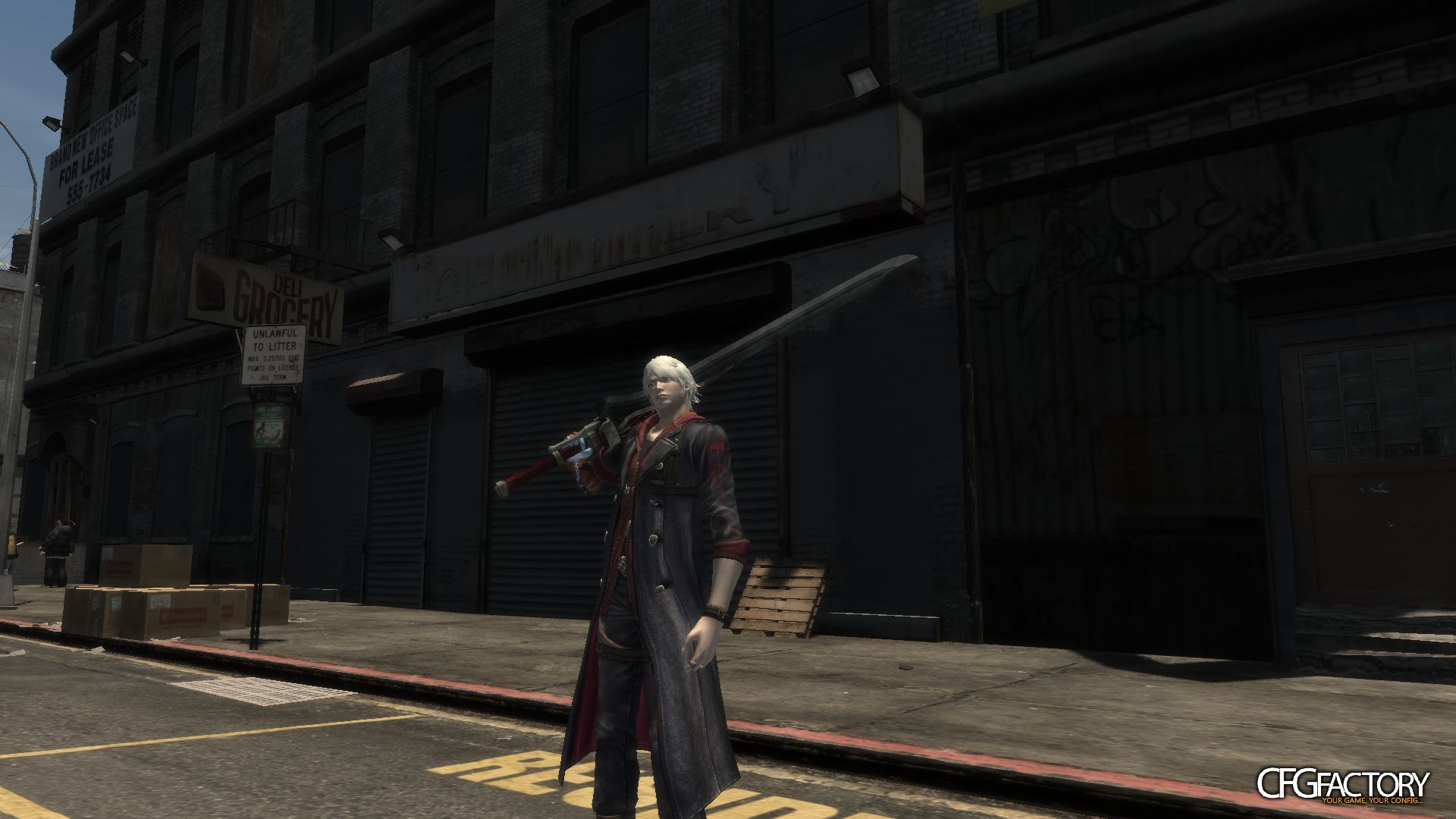Devil May Cry 4 Nero Red Queen Sword