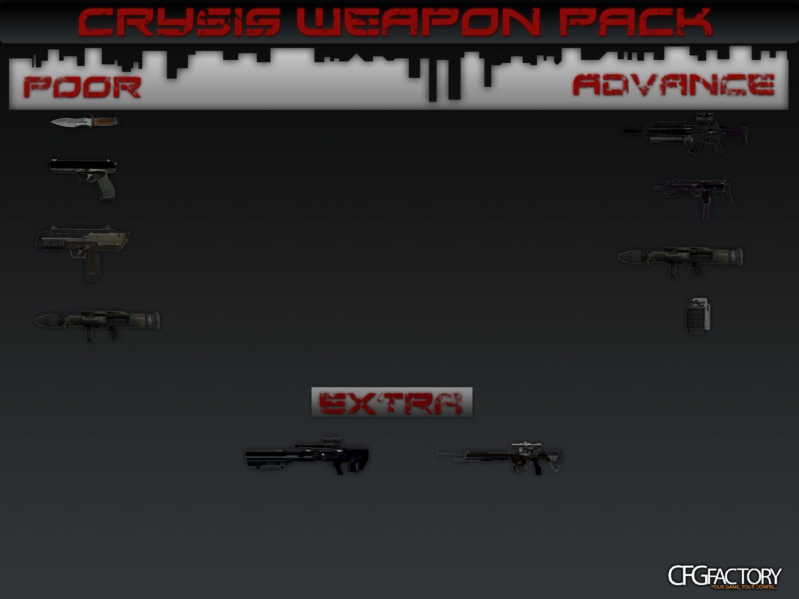 Crysis 1 Weapon Pack *UPDATED*