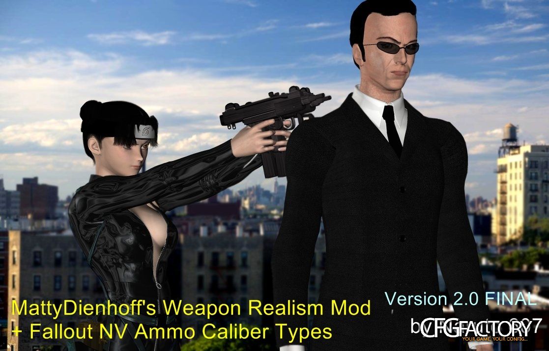 Weapon Realism Mod + Fallout NV Ammo Caliber Types