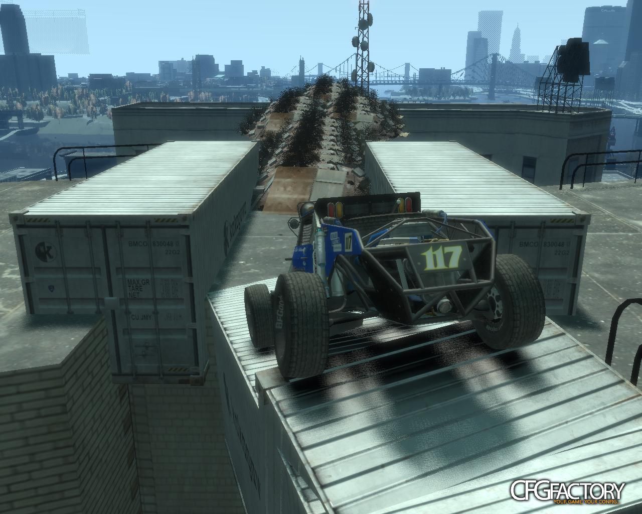 Dangerous City OffRoad+Huge Ramp V2 (Object Mod)