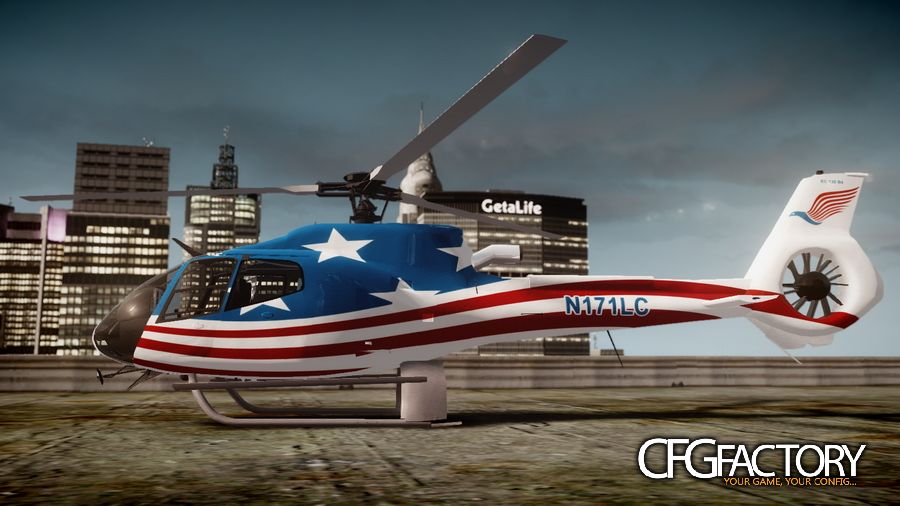 EC 130 B4 "USA Theme" Paintjob