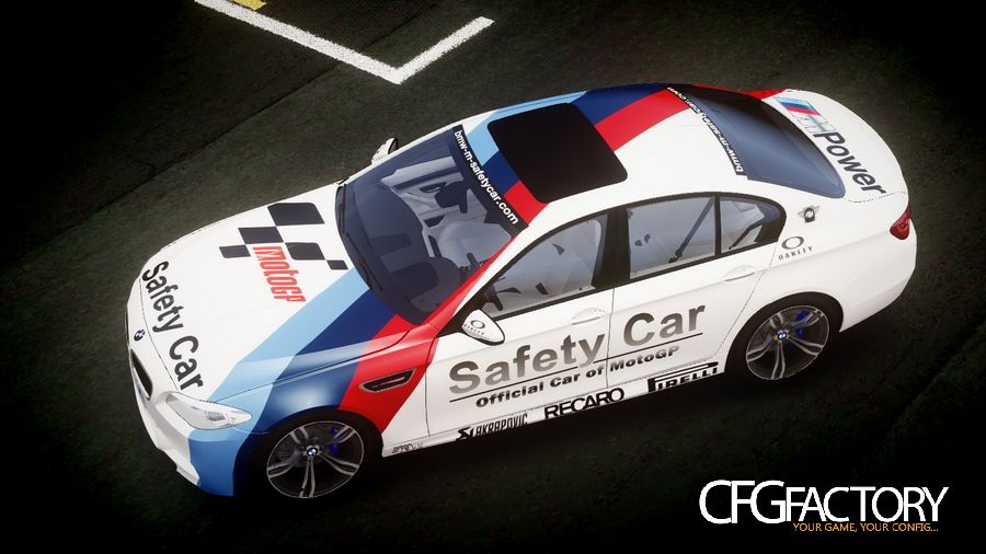 BMW M5 F10 2012 "Safety Car" Paintjob