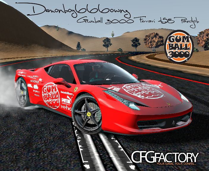 Ferrari 458 Italia 2010 "Gumball 3000 Edition