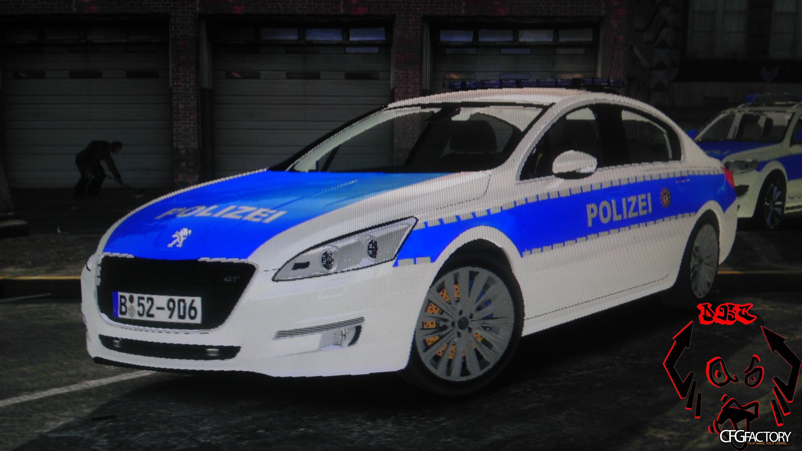 German Police Berliner Polizei Peugot