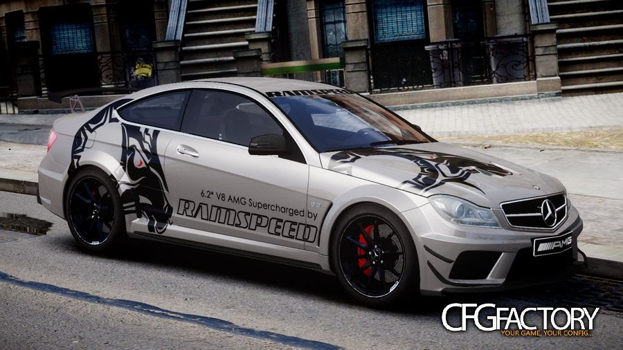 2012 Mercedes Benz C63 AMG Black Series "Rams
