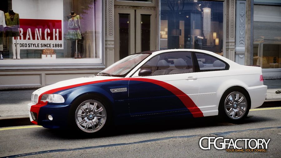 BMW M3 E46 2005 "Dr. Nagano's Stripes" P