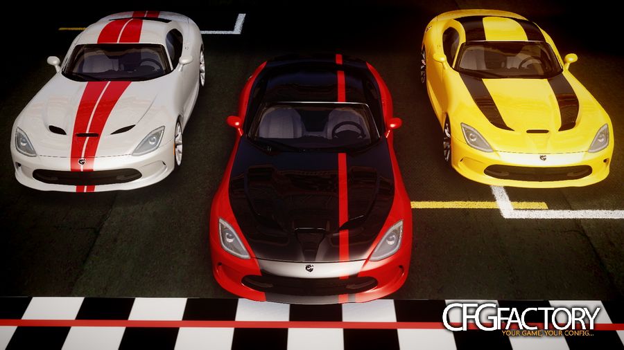 2013 SRT Viper GTS "Stripes Pack" Paintj