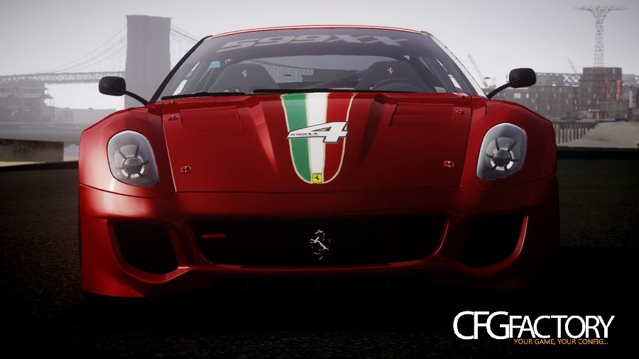 2010 Ferrari 599xx "#4" Paintjob