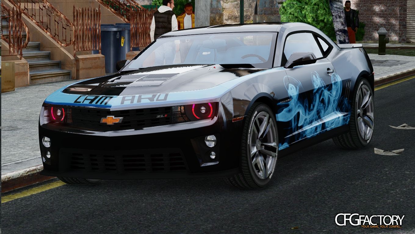 Camaro ZL1 Smoke/Stripe Paint job Pack
