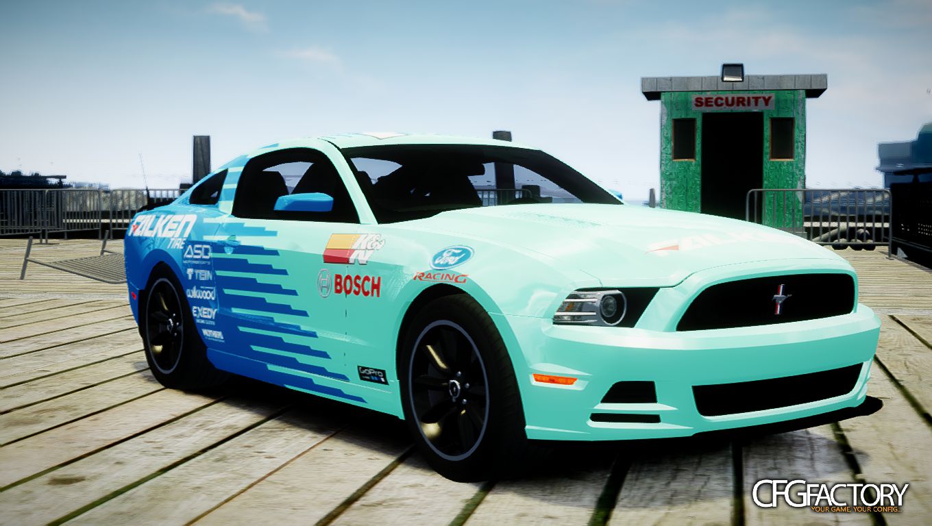 FALKEN paintjob for 2013 Mustang Boss 302