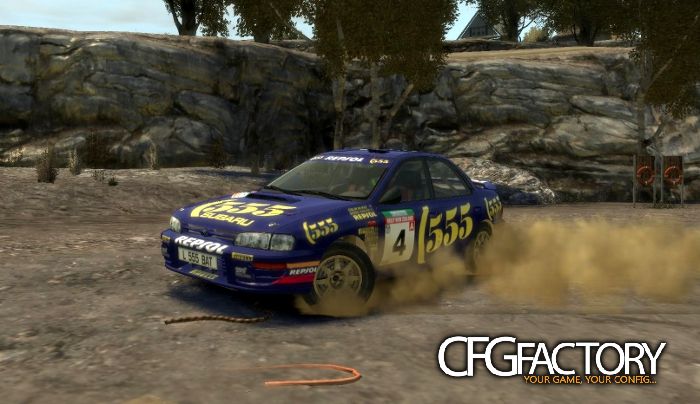 555 Subaru Rally Team Paintjob For Impreza WRX STI