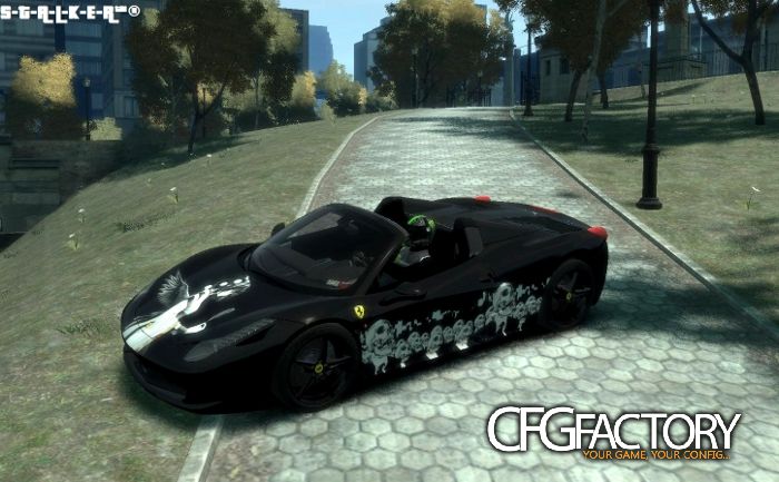 Ferrari 458 Spider Custom Paintjob