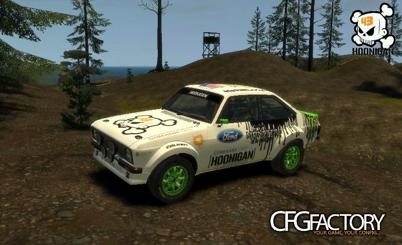 Monster Energy Hoonigan Gymkhana Paintjob for Ford