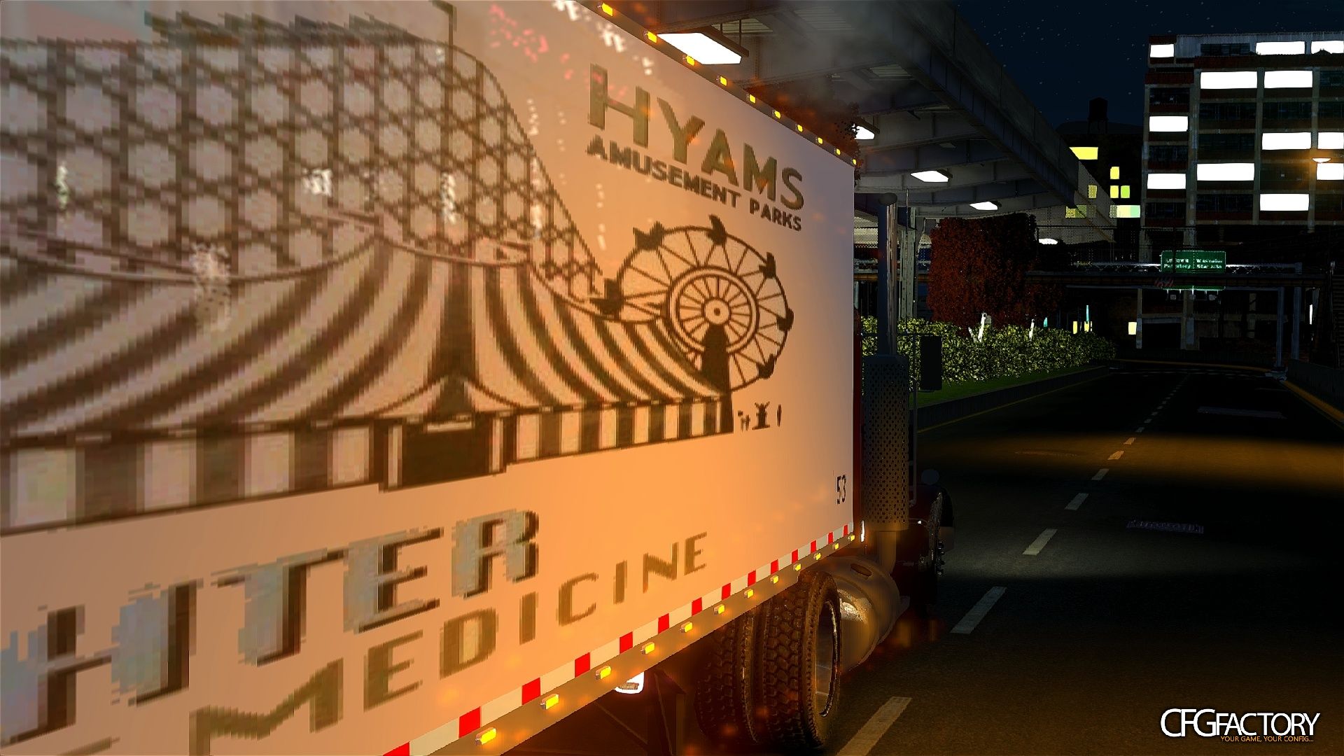 Dark Knight Joker Truck Trailer PaintJob