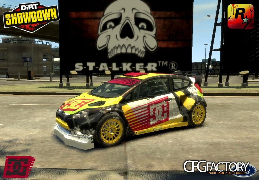 Dirt Showdown DC Shoes paintjob For Imtaj Ford Fie