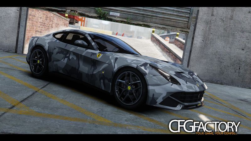 2013 Ferrari F12 Berlinetta âSnow Camoufla