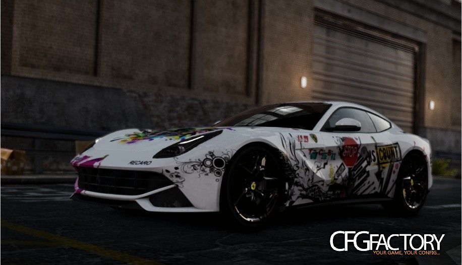 Ferrari F12 hip hop Paintjob