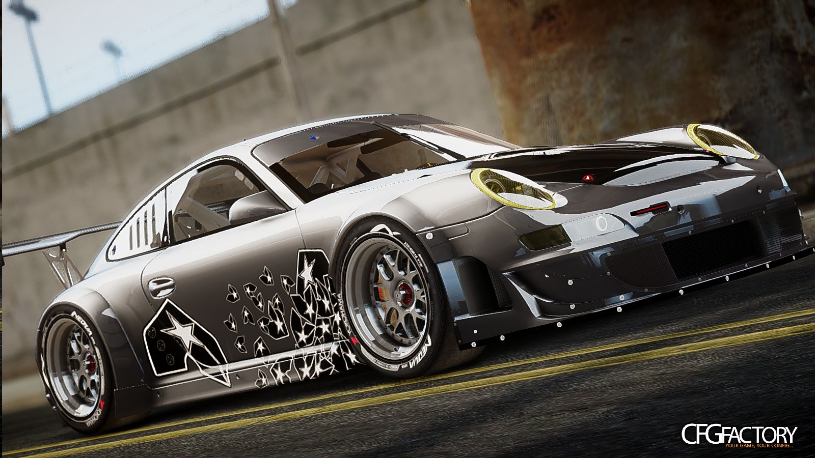 Porsche GT3 RSR "Stars and Straps" Paint
