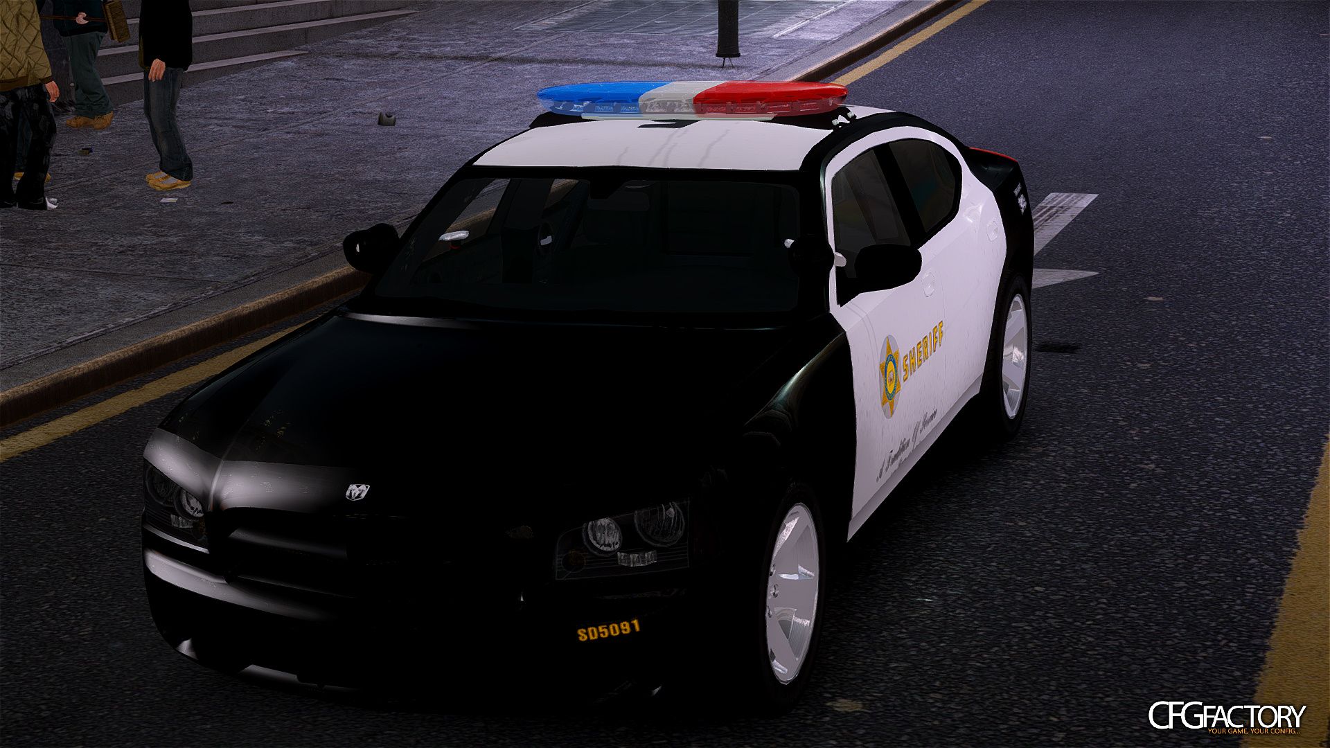 LASD Skin for 2008 Dodge Charger